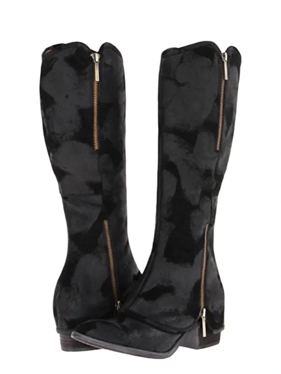 Donald J. Pliner | Devi 3 Tall Black Women's Knee-High Leather Boots | 9