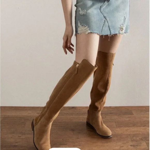 Cole Haan Women's Brown Over the Knee Boots