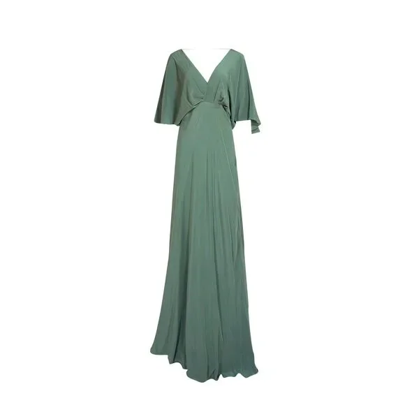 Cortana - Green Tie-Back Maxi Dress Sz 8