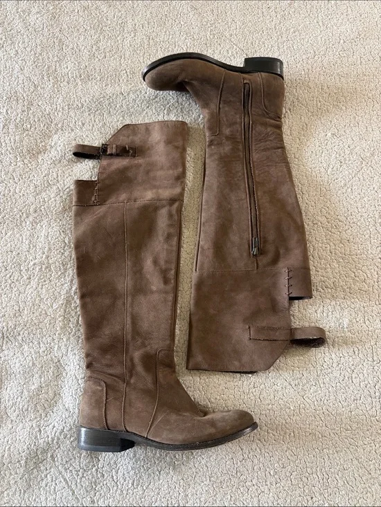 Dolce Vita Brown Suede Over-The-Knee Riding Boots 8.5