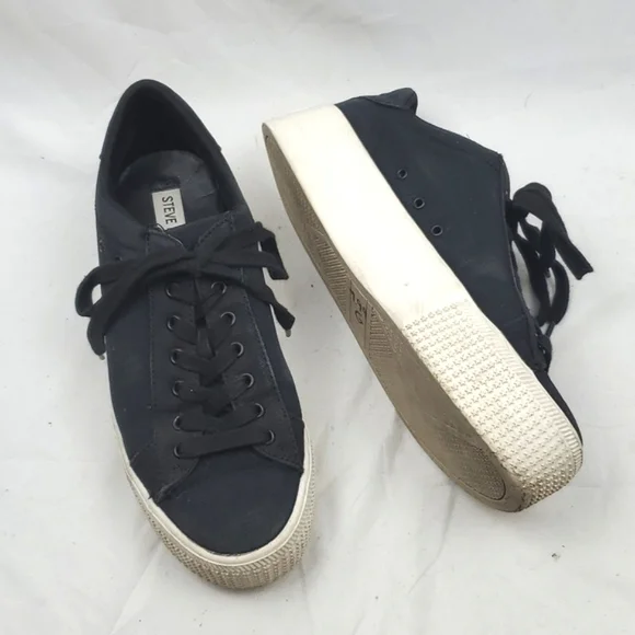 Steve Madden Holmes Black‎ Platform Sneaker
