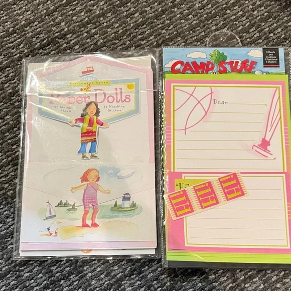 2 Camp Stuff Stationery Set -