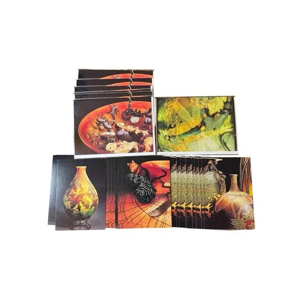 Lot of 24 William Morris Native Species Greeting & Post Card George R. Stroemple
