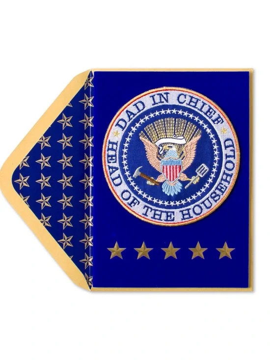 🆕Papyrus Presidential Seal Father’s Day Greeting Card
