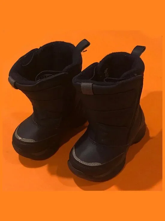 Lands End Navy Blue Snow Boots Size 5m