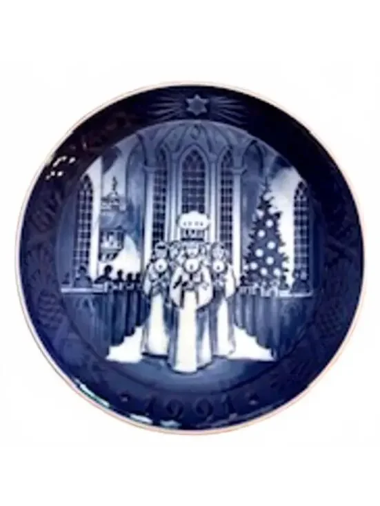 Royal Copenhagen Lucia Plate 1994 Festival of Santa Lucia Collector's Plate