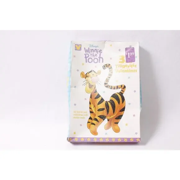 Disney Winnie the Pooh Tigger 32 Valentines by Cleo Vintage ~ 260425-WH M-05-02