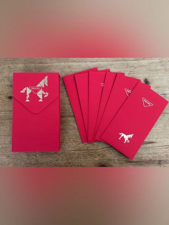 New PRADA Lunar New Year of the Horse Lucky Money Red Envelopes