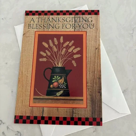 A Thanksgiving Blessing for Your‎ Heartfelt Fall Wishes Greeting Card Dayspring