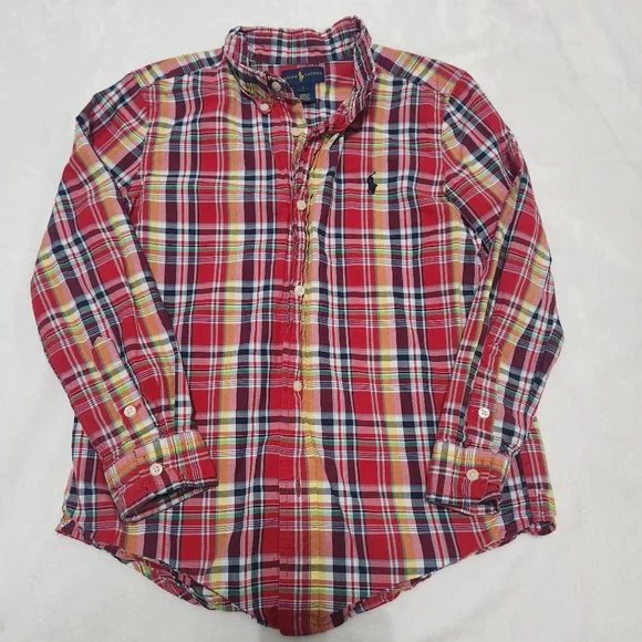 Ralph Lauren Polo Plaid Button Down Shirt