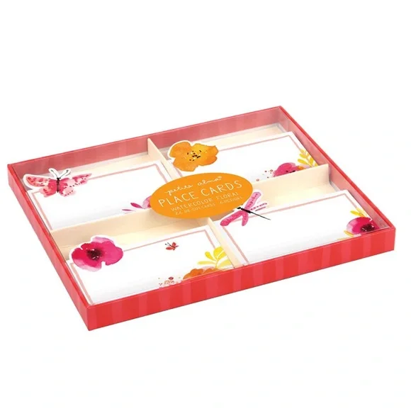 Petite Alma Watercolor Floral Place Cards, 24 ct (4 designs)