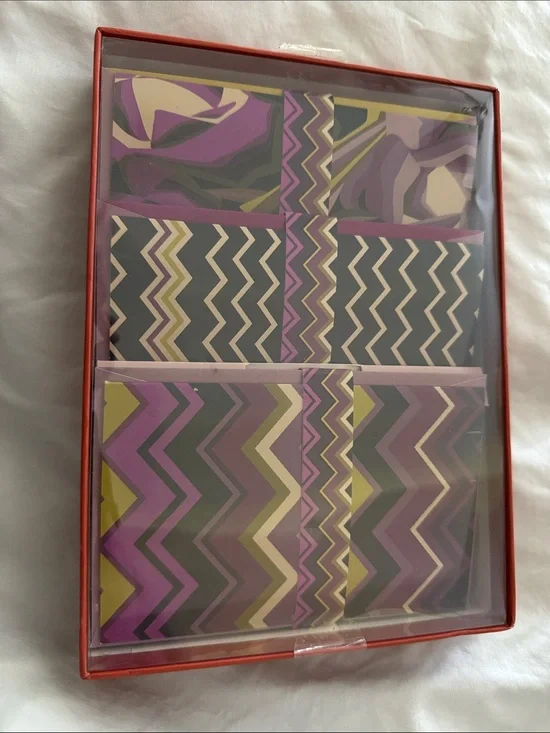 Missoni for target 2011 Rare Notecard Set  12 notecards, 4 of each.