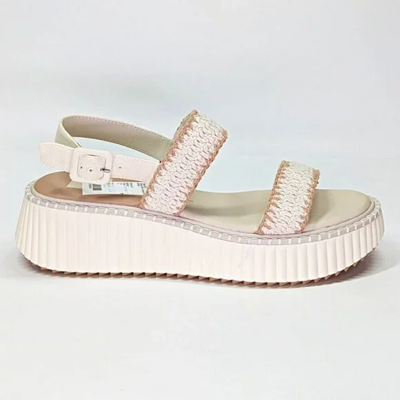 Dolce Vita Daiya Women's Ivory Platform Sandals Size 9.5 (MSRP $130)