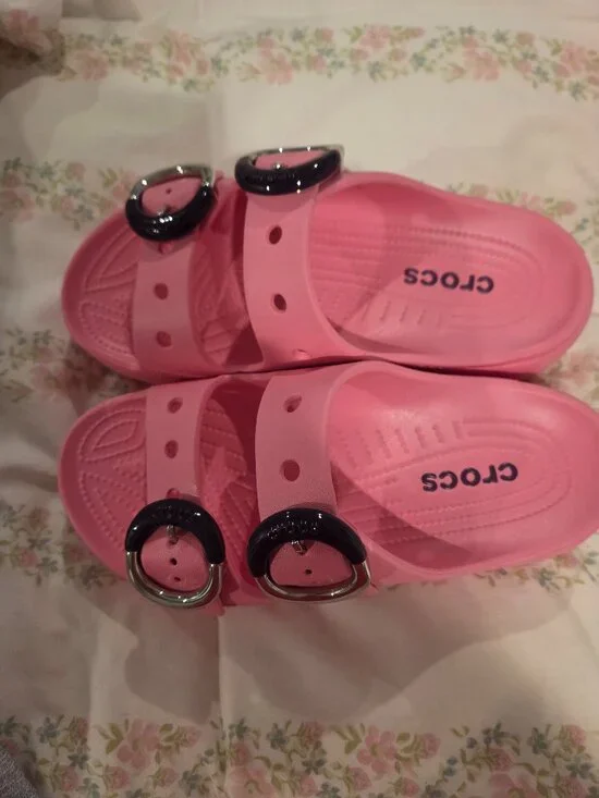 Crocs Saturday Buckle Platform Sandals - Pink Lemonade
