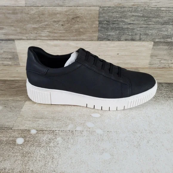 Soul Naturalizer Tia Stepin Womens Shoes Sz 9.5 M Black Platform Slip On Sneaker