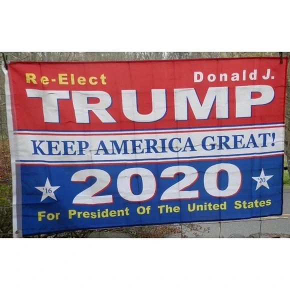 Trump‎ Re-Elect 2020 Banner Keep America Great! For President USA Flag 5'x3' New