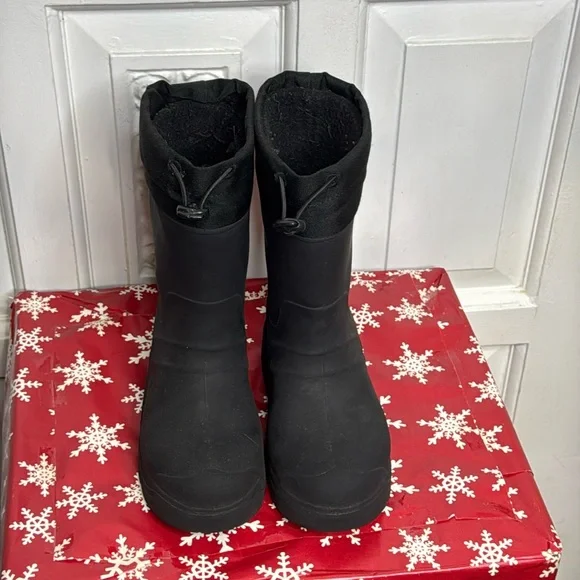Wonder Nation Black Waterproof  Slip Resistant Thermal Resistant Winter 13