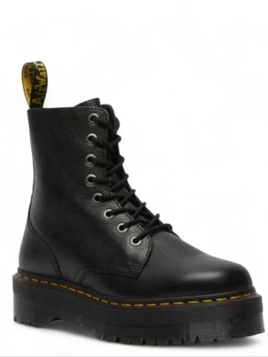 Dr. Martens Jadon Pisa Black Leather Boots