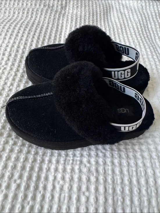Kids' UGG Funkette Genuine Shearling Slipper