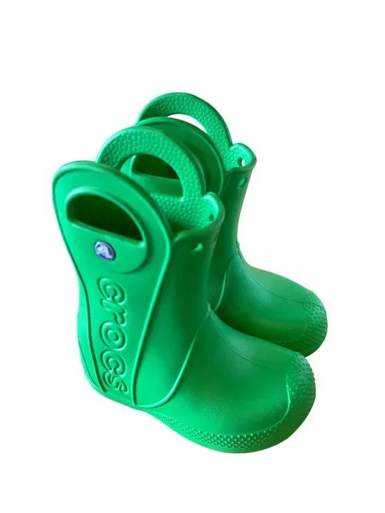 Crocs Green Handle It Rainboots Size C8