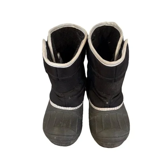 Cat & Jack Toddler Winter Snow Boots 7 Black Outdoor Unisex Girls Boys