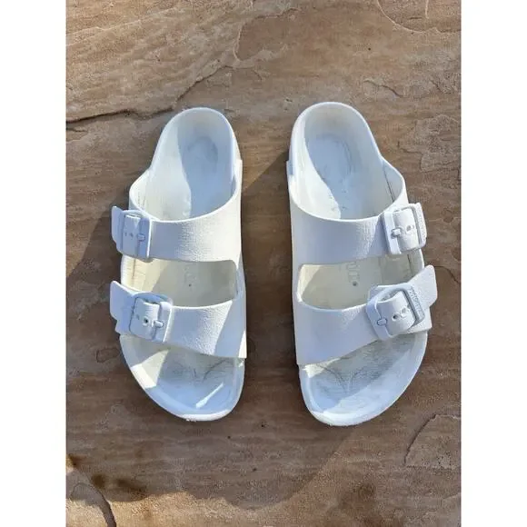 Birkenstock Arizona Eva Sandals Kids Size EU 31 US 13 White Slip On