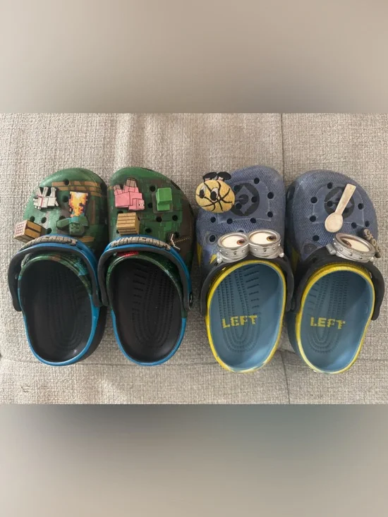 CROCS Character Crocs (Minecraft and Minions)