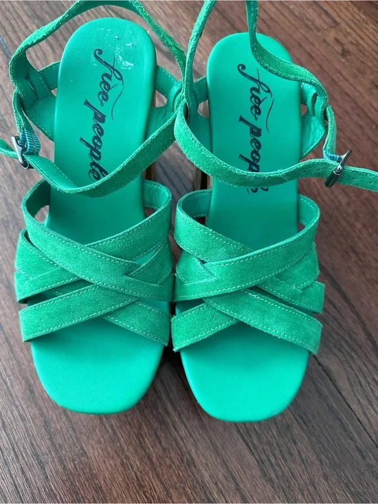 Free People Lisbon Mary Jane  Platform Sandals