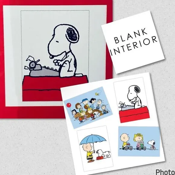 New in box Snoppy & friends Cards include 20 cards & envelopes in 4 designs