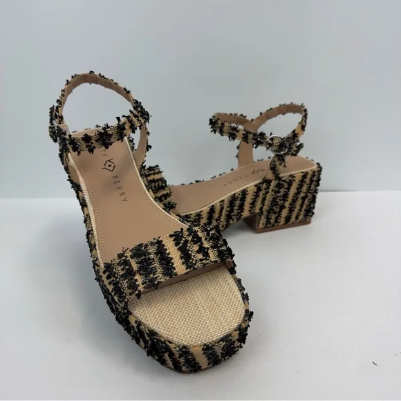 Katy‎ Perry The Busy Bee Ankle Strap Platform Sandal Size 9.5 NWOT