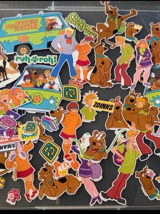 Scooby Doo Colorful Cartoon Character Stickers