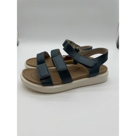 Ortorex Womens Orthotic Support Sandals Navy Blue Adjustable Straps Size 7