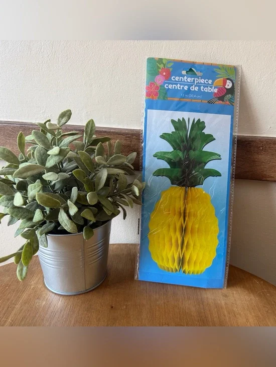 Hobby Lobby Yellow and Green Pineapple Table Centerpiece