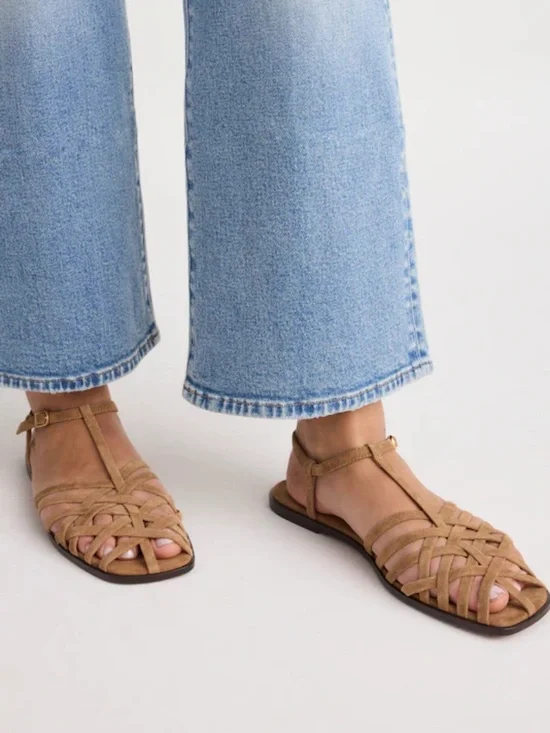 The Milano Fisherman Sandal - cumin