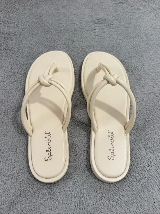 Splendid Fedora leather thong sandals