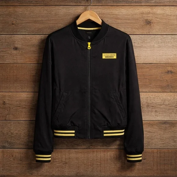 Justice Girls XL 16/18 Pac Man Mini Bomber Jacket