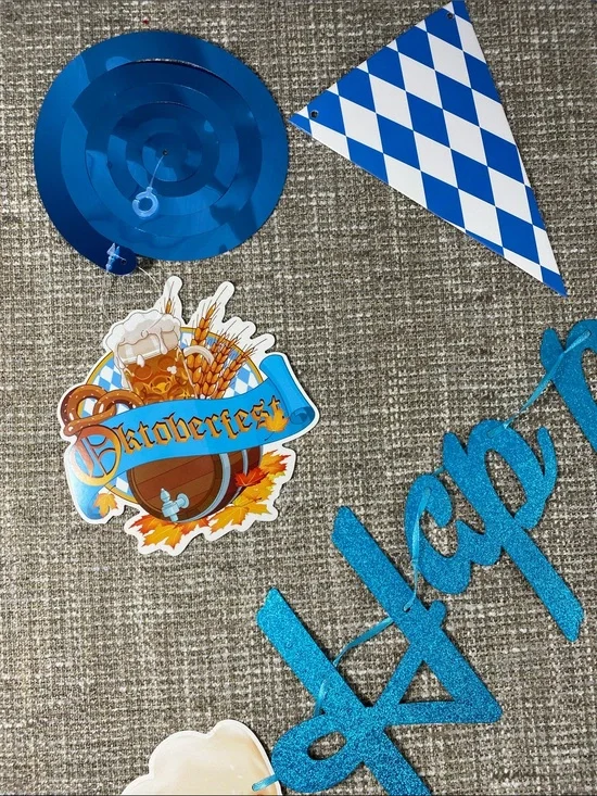 Happy Oktoberfest Party Garland Decorations