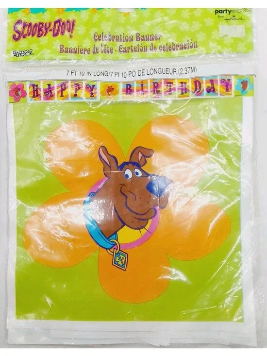 Scooby-Doo Party Banner Decoration Birthday 7ft 10