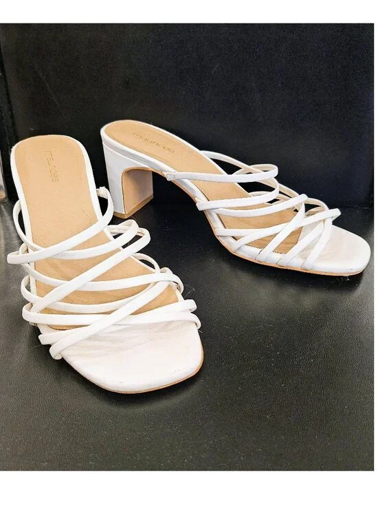 Maurices Gretchen Strappy Sandals in White