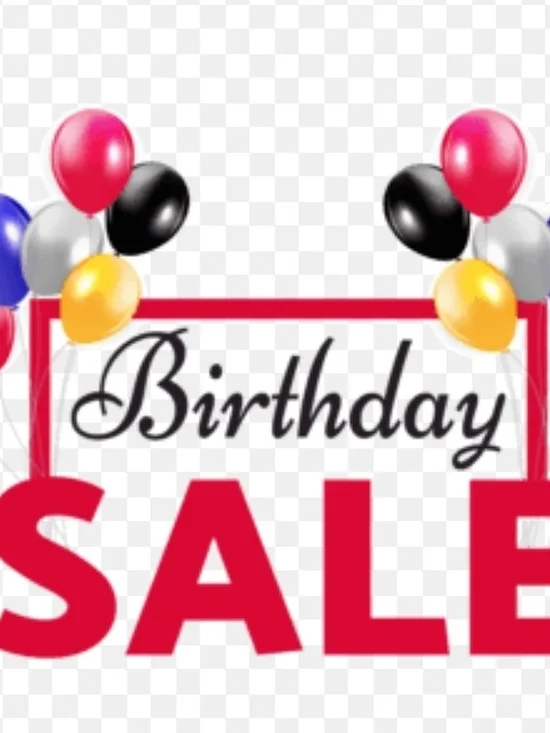 Birthday Sale Party Balloon Banner - Multi-Color