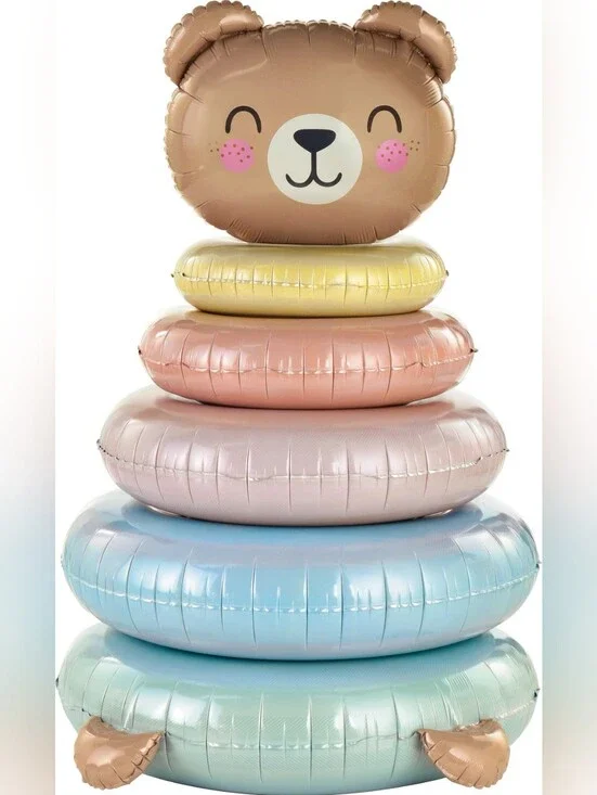 Anagram 43 Inch Stacker Bear Foil Balloon