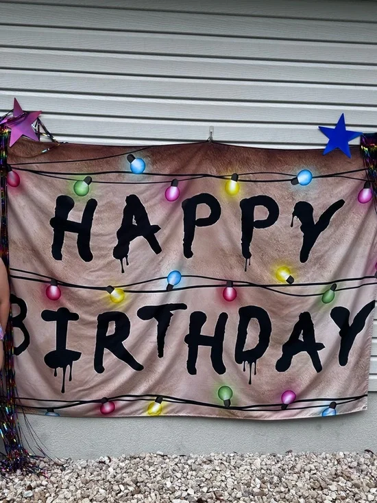 Happy Birthday Banner - 7x5ft