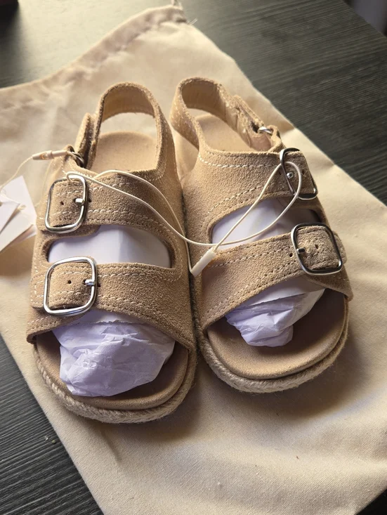 Zara leather sandals