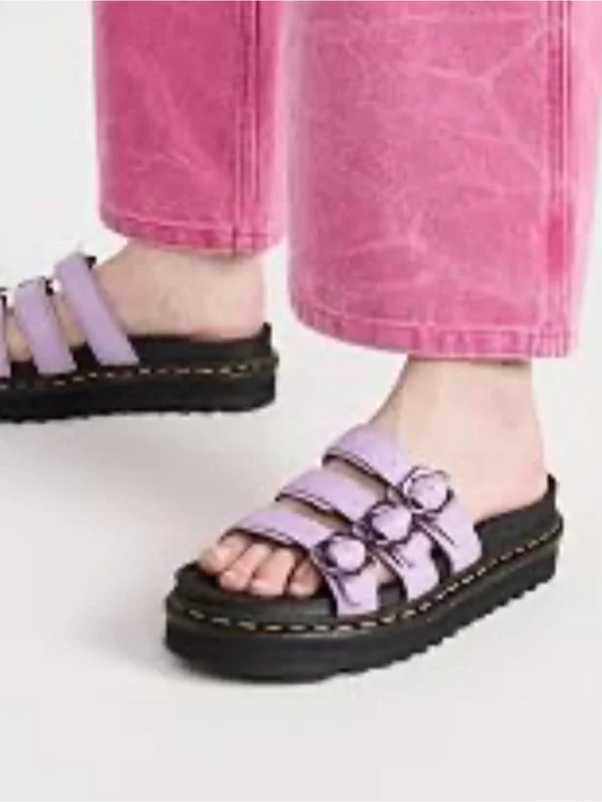 Dr.Martens Blaire Slide Flower Sandal Size 6