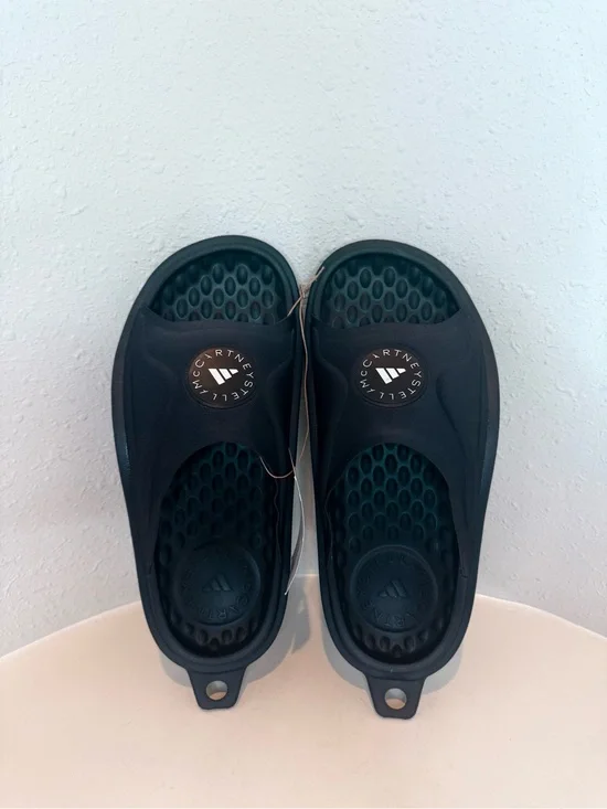 Stella McCartney x Adidas Black Women’s Slide Sandals Size 7 NWT
