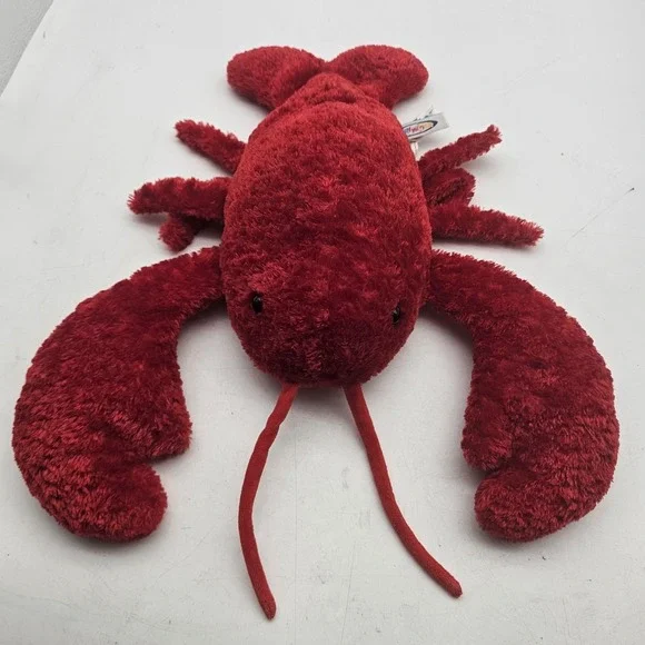 Mary Meyer Flip Flops Lobster Plush Stuffed Animal Toy Small Red Washable Cute