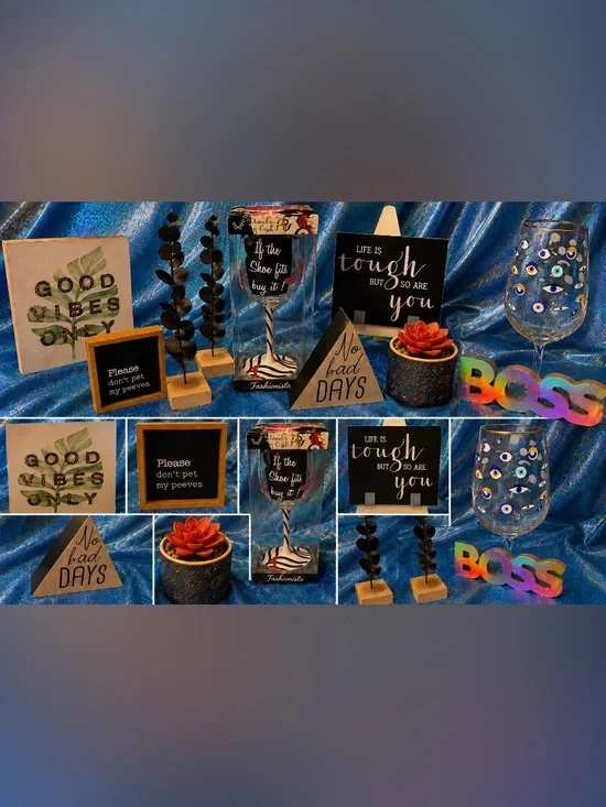 ✨ Boss Energy & Good Vibes Home Office Bundle – 10 Pieces for One Price! ✨