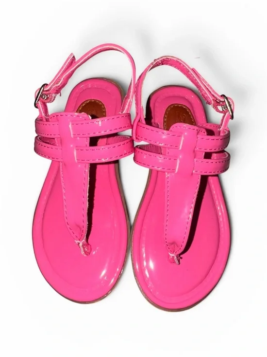 Polo by Ralph Lauren Girls Hot Pink T-Strap Sandals