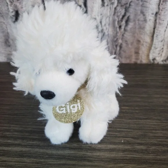 Justice Pet Shop White Poodle Puppy Dog Gigi Plush Mini Stuffed Toy 5