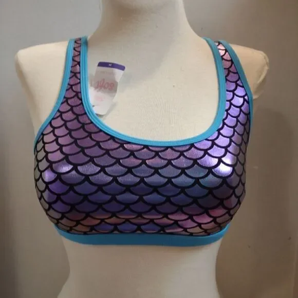 👍 Mermaid Spots Bra Large Girls XS Women's. K1